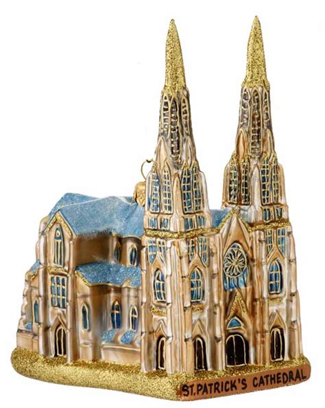 St. Patrick's Cathedral NY | ChristmasOrnaments.com