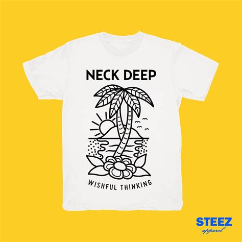 NECK DEEP WISHFUL THINKING SHIRT (UNISEX) | Shopee Philippines