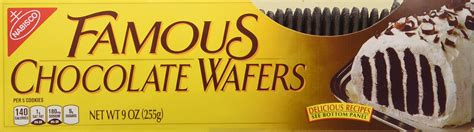 Nabisco, Famous Chocolate Wafers, 9oz Container (Pack of 2) - Walmart.com - Walmart.com