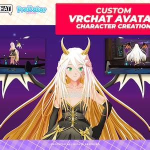 Custom Designed Vrchat Avatar: Bring Your Gaming Streams to Life - Etsy