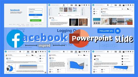 Facebook Inspired Powerpoint Presentation | Template | Animated and Simple PPT | Vespera Asha ...