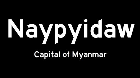 Naypyidaw is the capital of Myanmar (Burma) by HispaniolaNewGuinea on ...