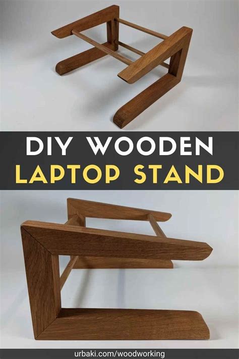 DIY Wooden Laptop Stand | Wooden diy, Wooden laptop stand, Laptop stand