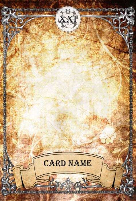 PH Tarot card template by Amarevia on DeviantArt