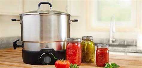 Ball® FreshTECH Electric Water Bath Canner + Multi-Cooker | Canning recipes, Multicooker, Canner