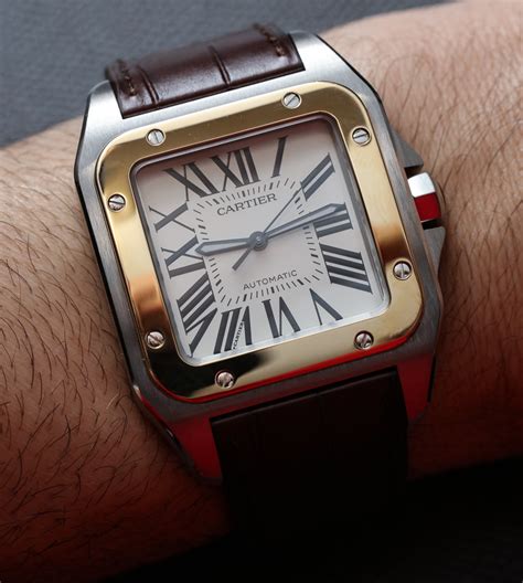 Cartier Santos 100 Watch Review | aBlogtoWatch