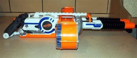 Nerf Premium Gatling Style Rhino Fire Elite Gun | 2nd Cents Inc