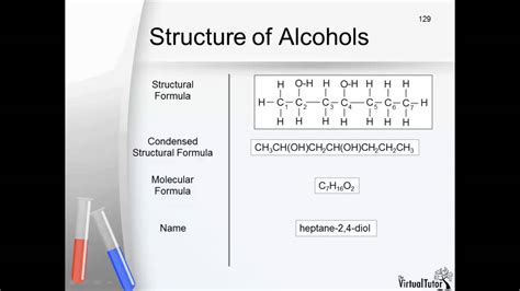 Naming and Structure of Alcohols with two Hydroxyl Groups - YouTube