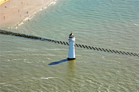 New Brighton Lighthouse in New Brighton, GB, United Kingdom ...