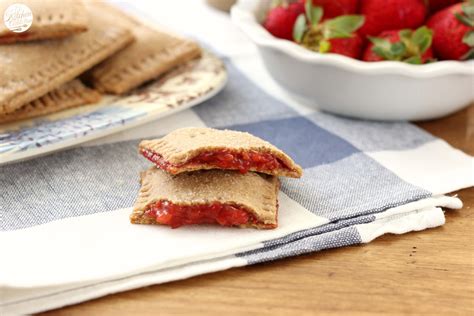 Strawberry Graham Toaster Pastries (100% Whole Wheat) - A Kitchen Addiction