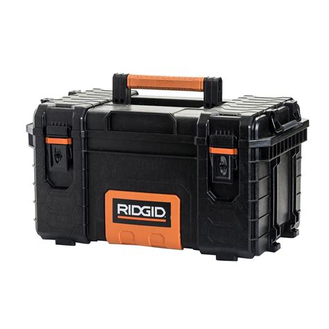 RIDGID 22 in. Pro Tool Box, Black-222570 - The Home Depot