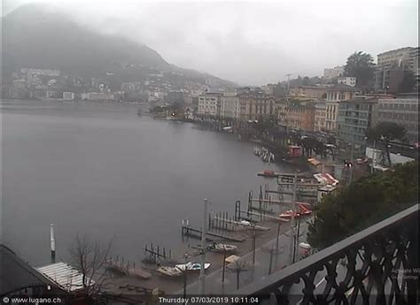 Webcam Lake Lugano, Lugano, Switzerland - Online Live Cam