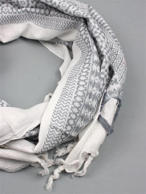 Embroidered Scarves, Grey – Bohemia Design