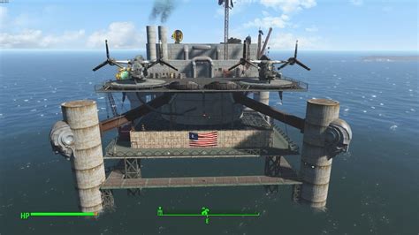 Fallout 4 Settlement Build - Enclave Oil Rig from Fo2 - YouTube