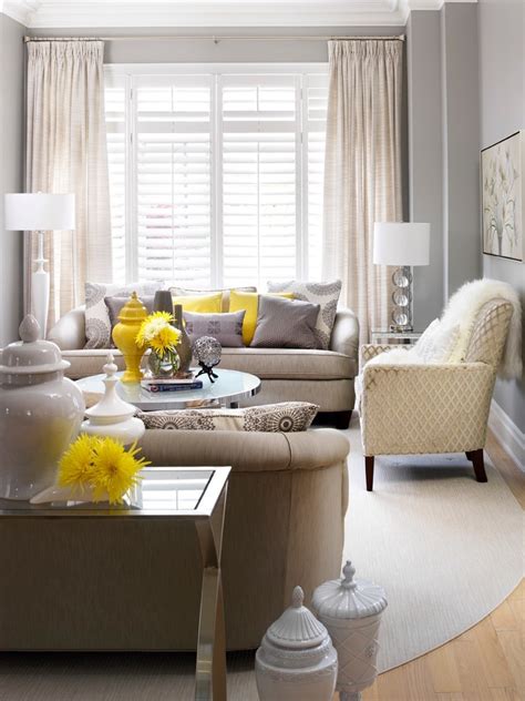 41 Stylish Grey And Yellow Living Room Décor Ideas - DigsDigs