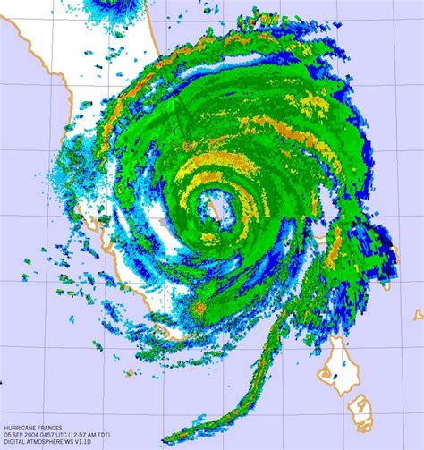 PHOTO Hurricane Frances In 2004 Hit The Exact Same Spot Of Florida As ...