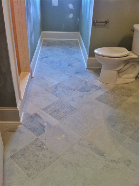 Diagonal Floor Tile - DIY