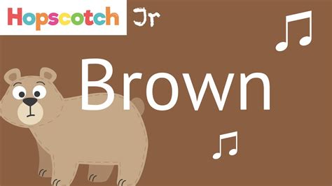 The Color Brown Song - YouTube