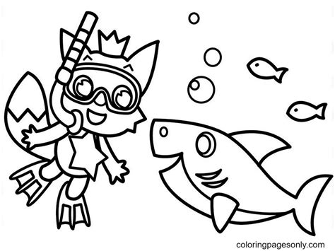 Pinkfong Baby Shark Coloring Sheets Coloring Pages