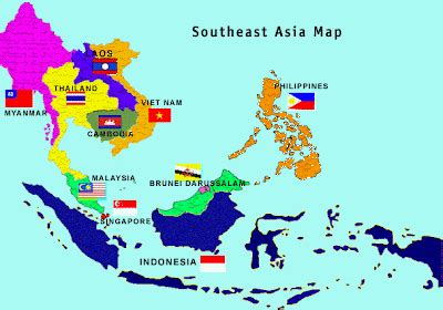 ASEAN CORNER: ASEAN Map and Asian Map