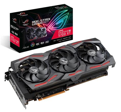 Asus Radeon RX 5700 XT ROG Strix Gaming OC ROG-STRIX-RX5700XT-O8G-GAMING 8GB GDDR6 256-bit PCI-E ...