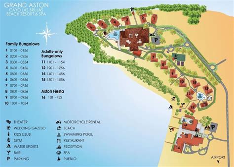 Resort Map | Grand Aston Cayo Las Brujas | Cayo Santa Maria, Cuba