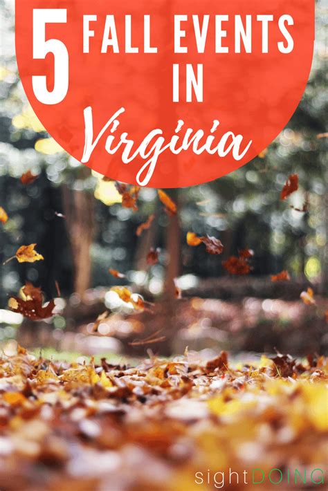 Fall in Virginia: 5 Events to Add to Your Calendar — sightDOING