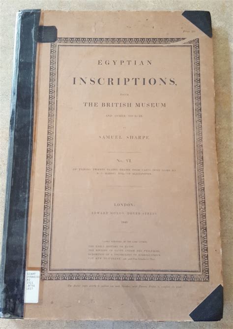 BIBLIO | Egyptian inscriptions from the British Museum and other ...