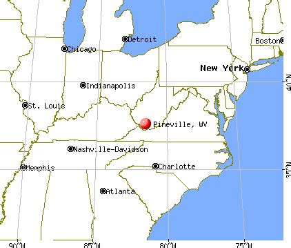 Pineville, West Virginia (WV 24874) profile: population, maps, real ...