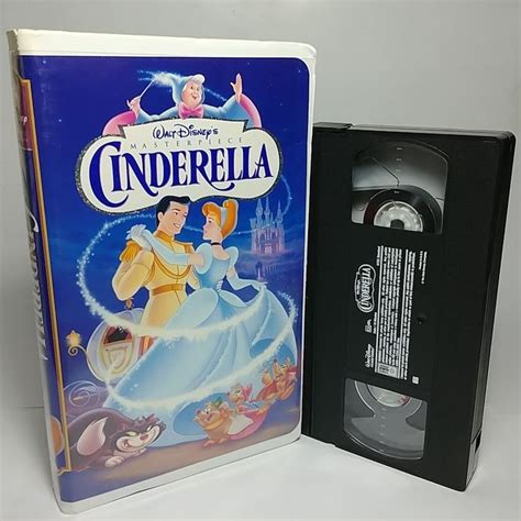 Cinderella Masterpiece Walt Disney's VHS Tape 1995 Very Clean And Original | Vhs movie, Disney ...