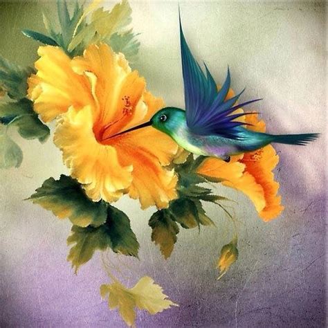 Pin de Edi en Art Birds | Pintura de colibrí, Arte de colibrí, Arte de aves