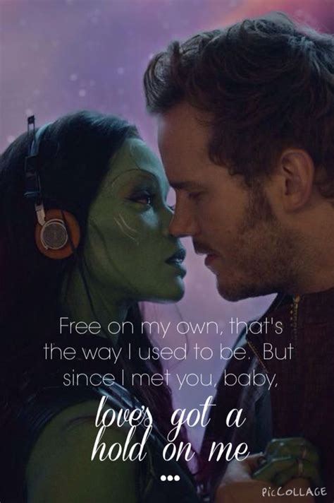 Star-Lord and Gamora ~ Guardians of the Galaxy ~ Fooled Around and Fell ...