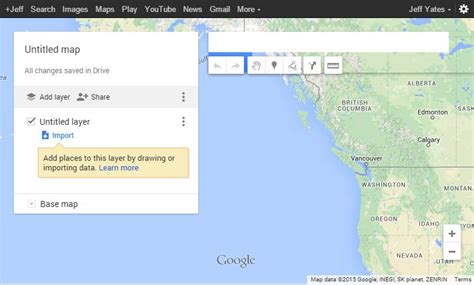 My Maps from Google – somewhat abstract