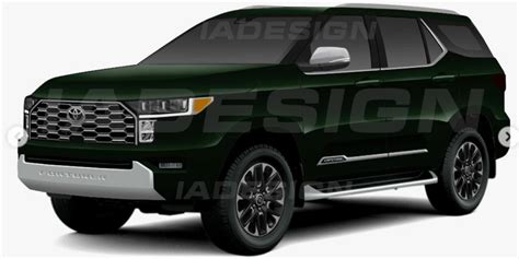 New-Gen 2023 Toyota Fortuner Rendered; To Get Hybrid Powertrain