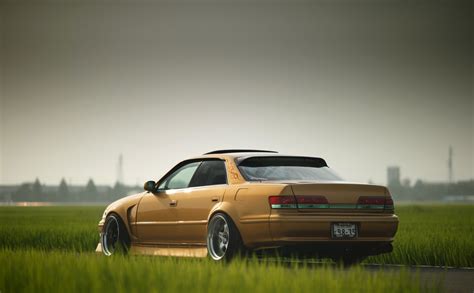 Tapety : JZX100, Toyota Mark II, custom made, złoto, JDM, Japońskie samochody 3840x2377 ...