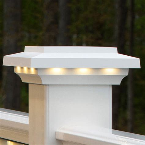 TimberTech Island Low Voltage LED Post Cap Light by AZEK | Led deck lighting, Deck lighting ...