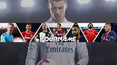 FREE Football Banner Template For Youtube Channels #50 Photoshop | DOWNLOAD PSD - YouTube