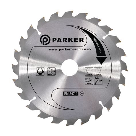 210mm Mitre Circular Saw Blade (24-Tooth) | ParkerBrand