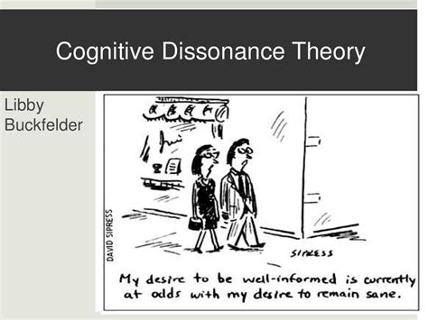 Cognitive dissonance topic 5 presentation