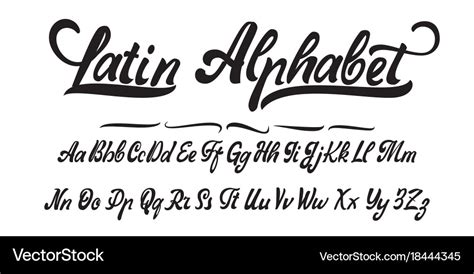 Latin Calligraphy Font