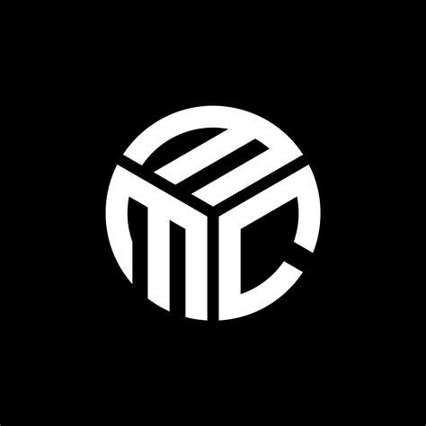 MMC letter logo design on black background. MMC creative initials letter logo concept. MMC ...