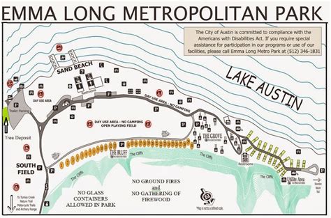 Emma Long Park Map