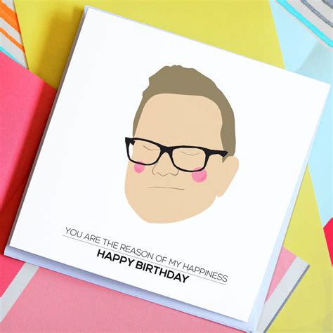 Personalised Birthday Card For Him By Rabal | notonthehighstreet.com