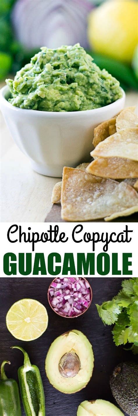 This Chipotle Guacamole recipe is the real deal. With just six ...