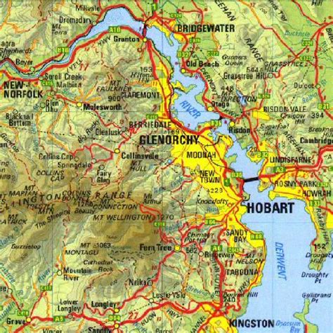 Hobart Map