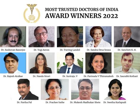 India's Most Prestigious Medical Professional Award announces winners of Golden Awards of India 2022