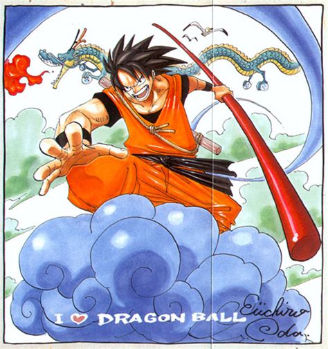 Wonder Boy!! A Son Goku Blog • Goku as drawn by Eiichiro Oda (author of One...