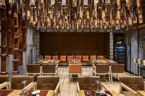 BULL Butcher and Wine. The meat restaurant interior on Behance