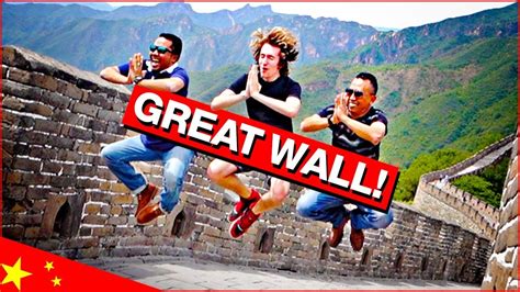 Hiking GREAT WALL of China - YouTube