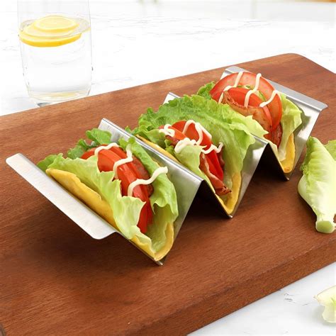 Metal Taco Holders | Stainless Steel Taco Holder | Metal Taco Shell ...